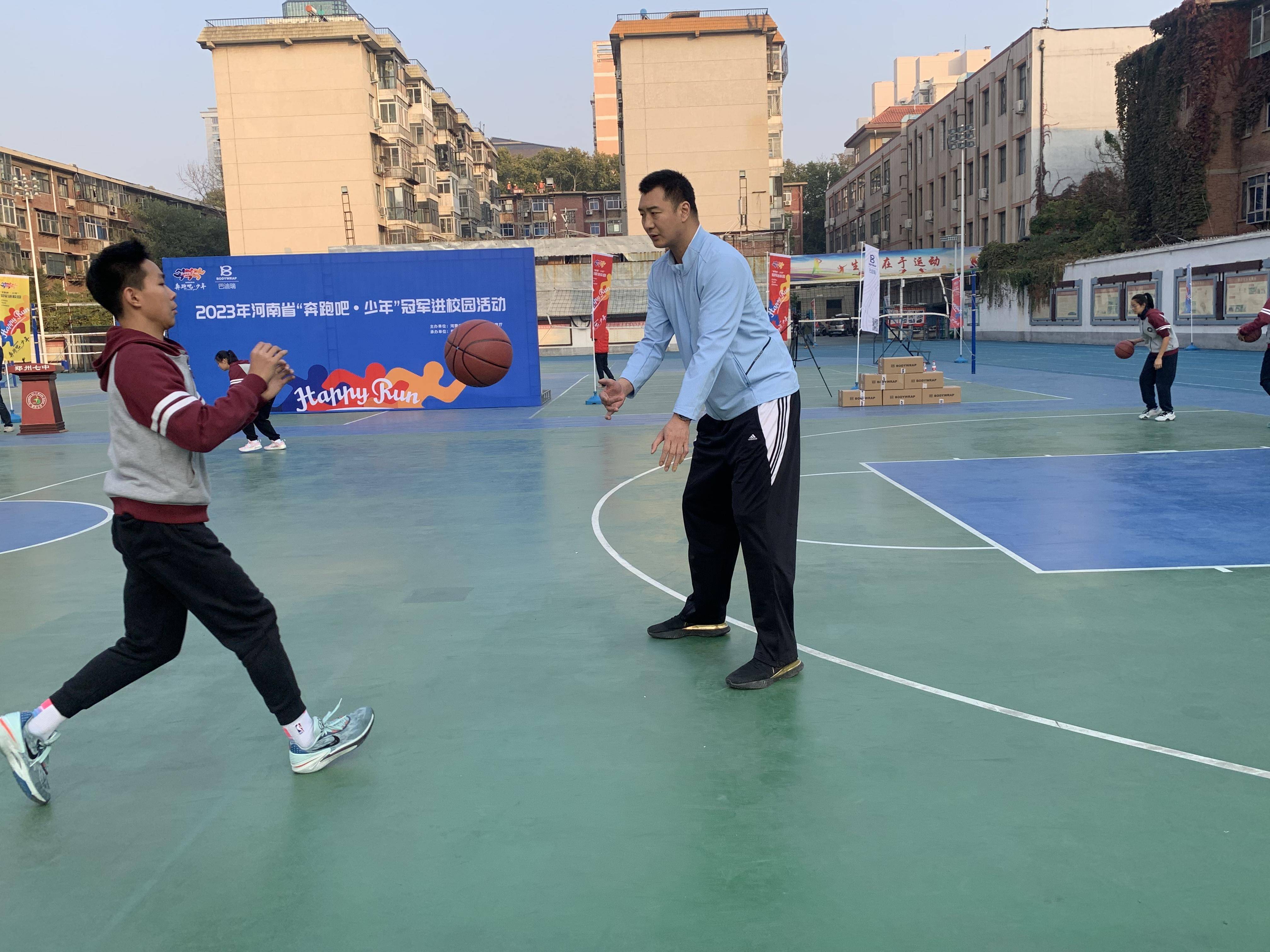 关于联盟举办篮球进校园活动，营养健康宣传的信息