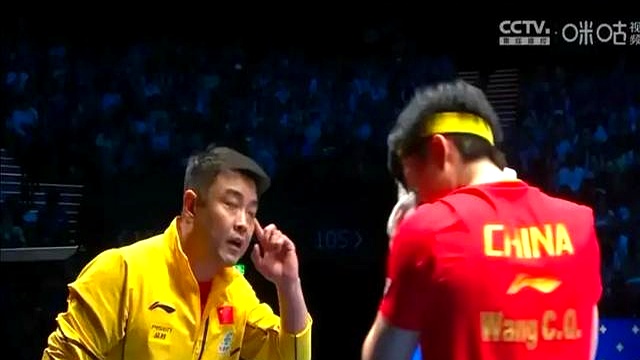 韩国乒乓球队强势英国乒乓球队，王皓送出助攻的简单介绍